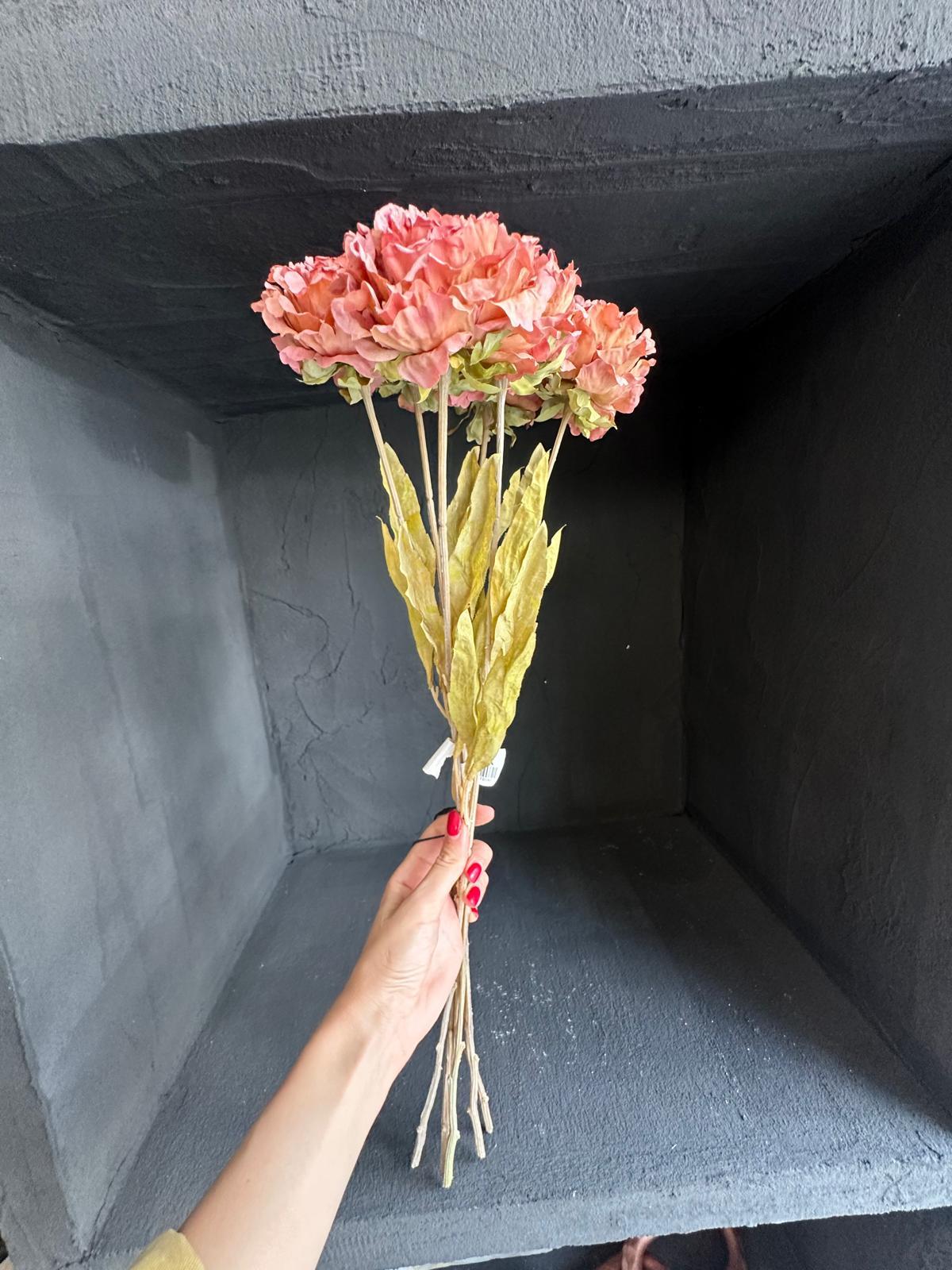 DRY PEONY 63 CM (ROSE PINK)