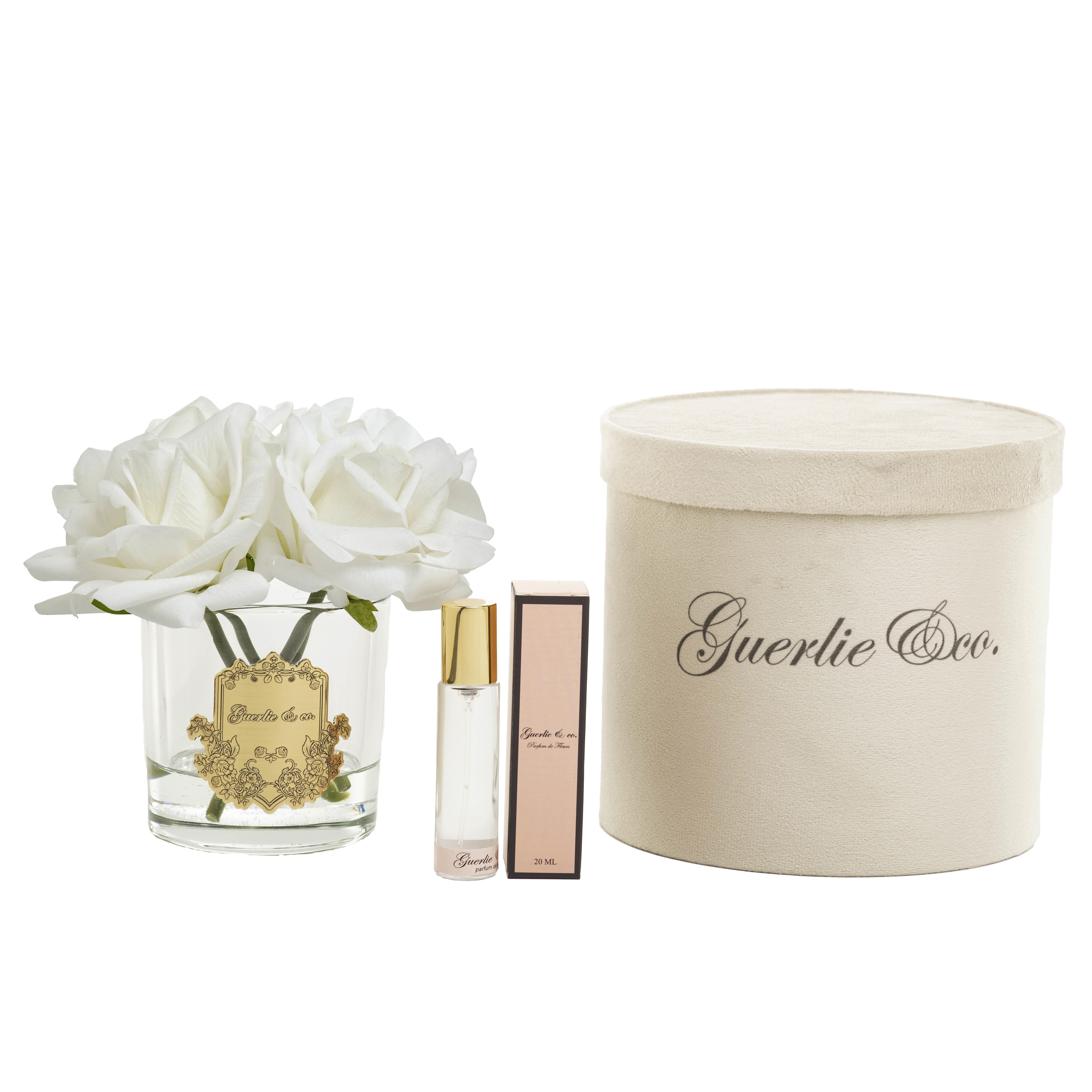 Guerlie&co. Beyaz 4 Gül Gold