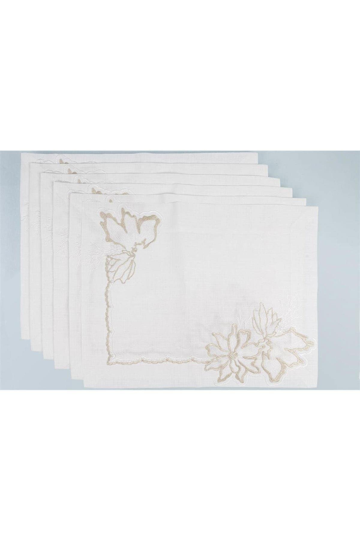 Manolya 6 Lı Amerikan Servis 40x50 Cm