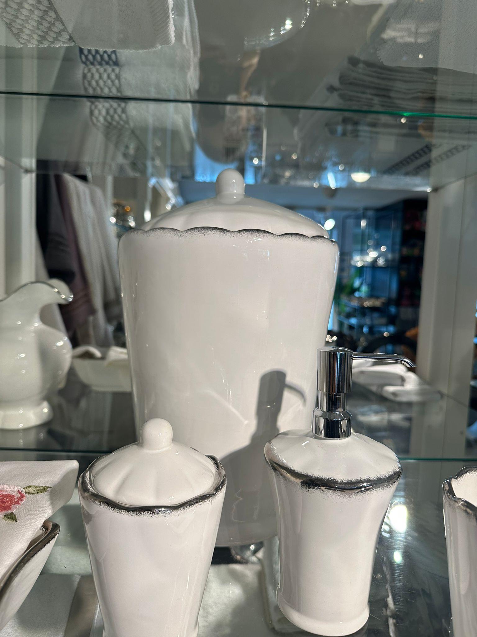 Modern Silver Çöp Kovası