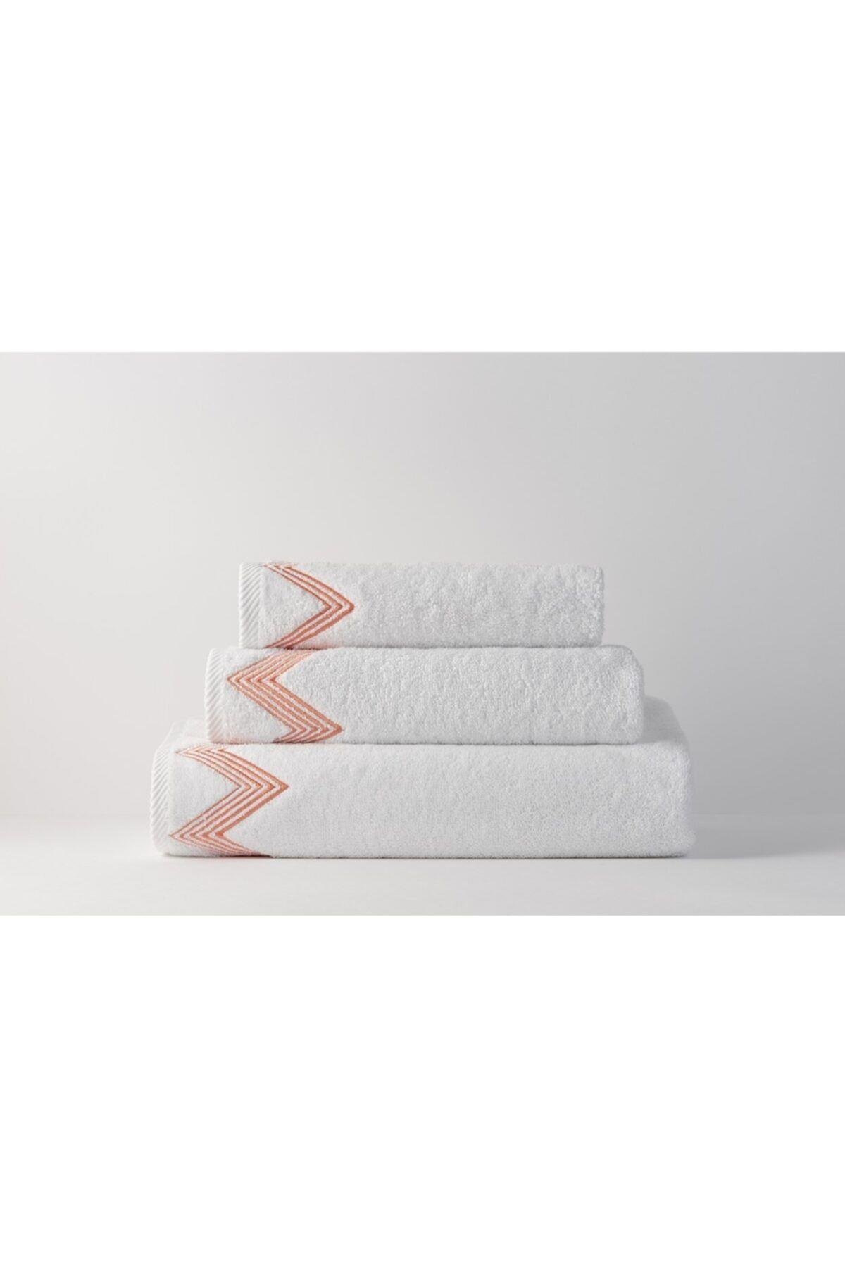 Nakışlı El Havlusu Zigzag