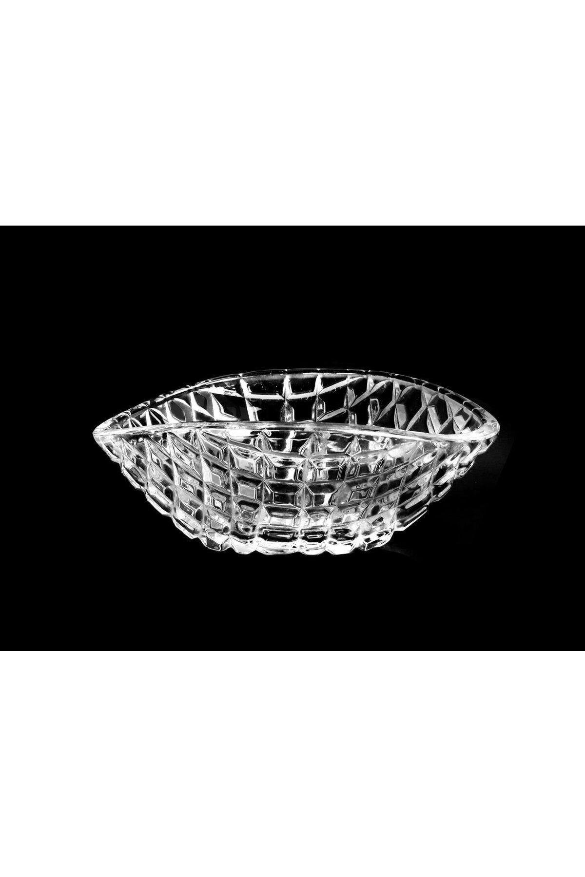 Oval 4'lü cam kase