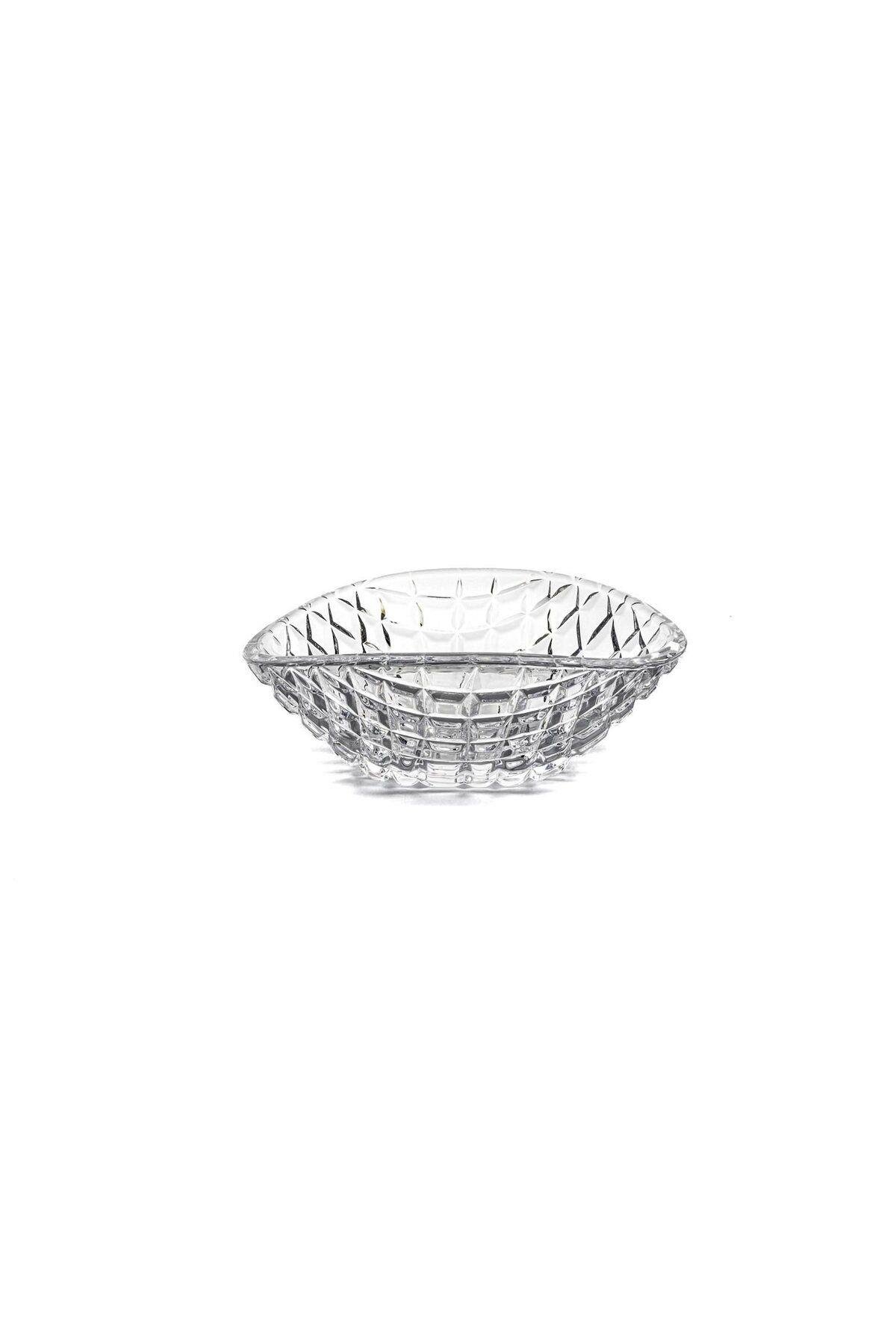 Oval 4'lü cam kase