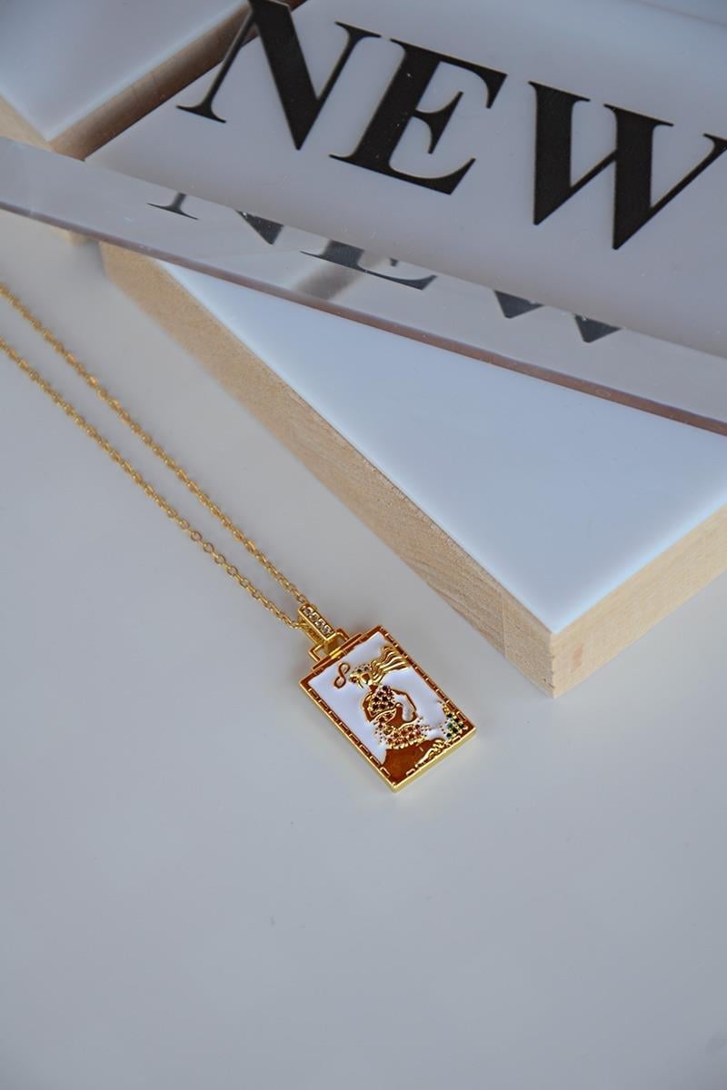 Çelik Tarot Kolye