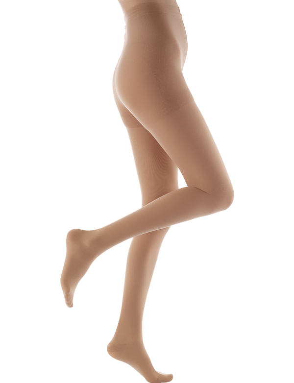 Külotlu Varis Çorabı Burnu Kapalı (Bej Renk) Orta Basınç Ccl2 (çift Bacak)