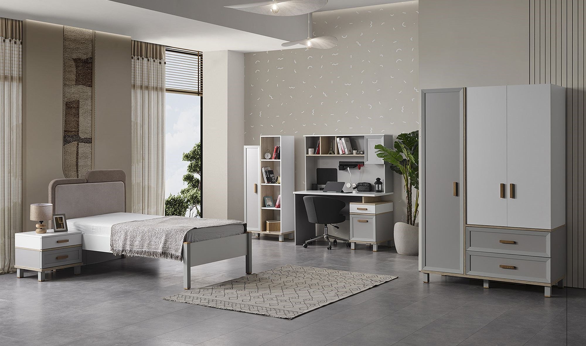 Studio 3 Kapılı Gardırop