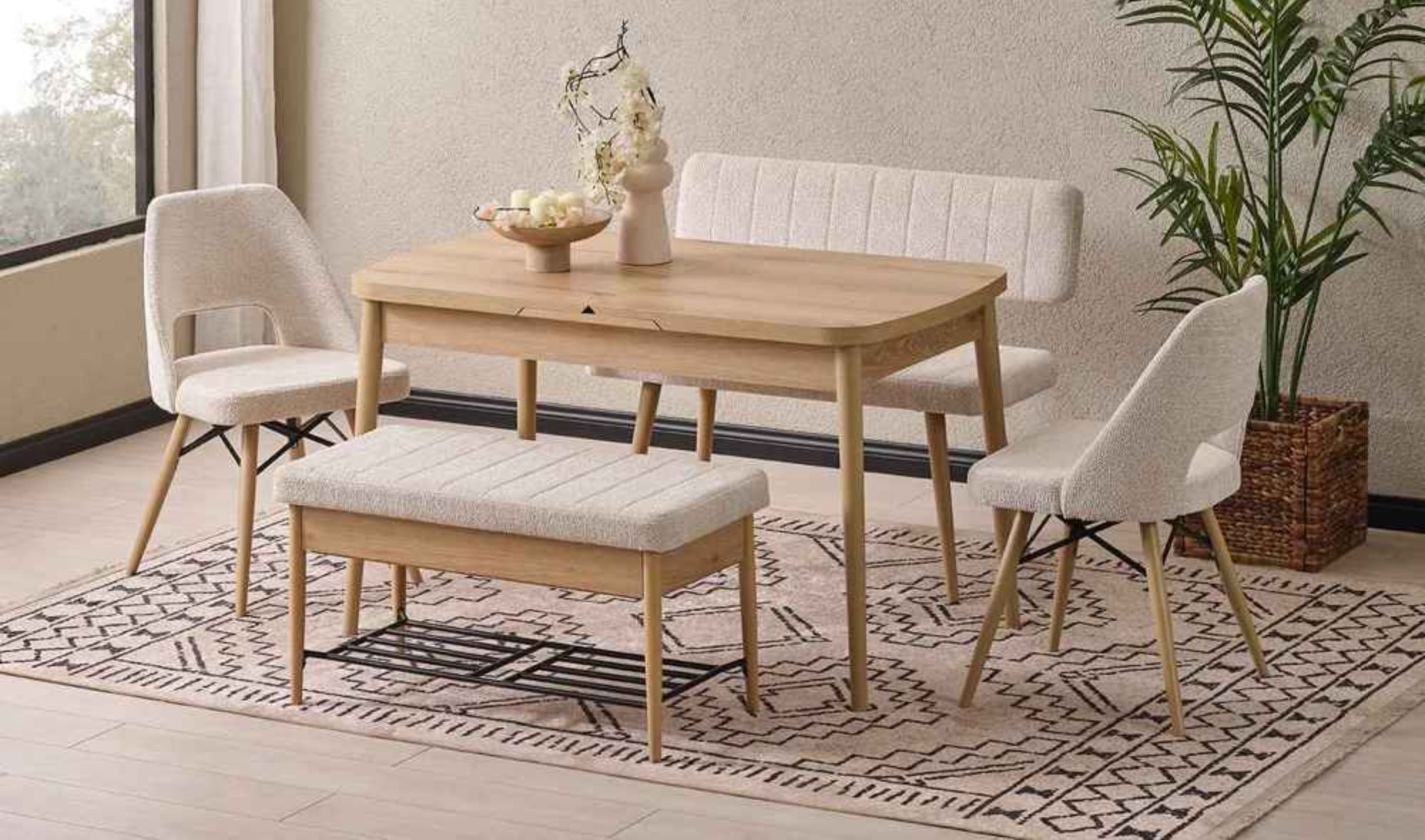 Wood Mutfak Bank Takımı
