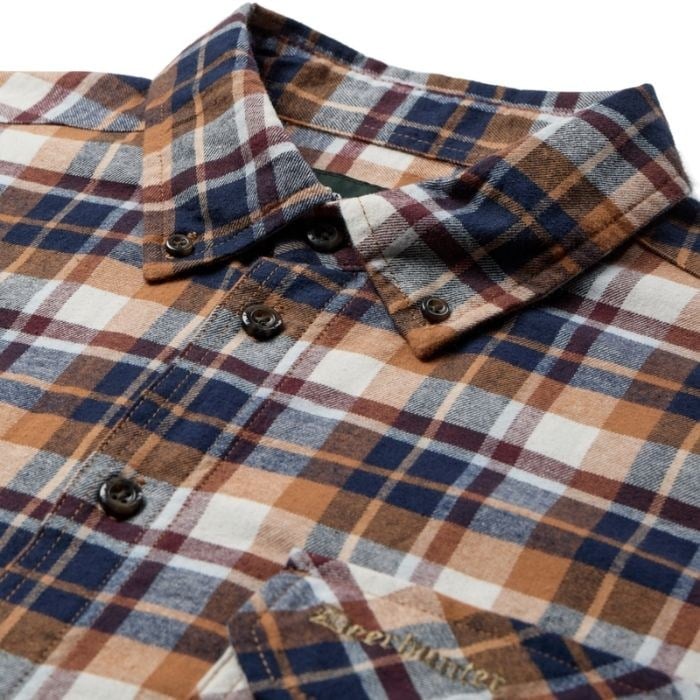 DEERHUNTER Charles Kahverengi Kareli Gömlek 43/44