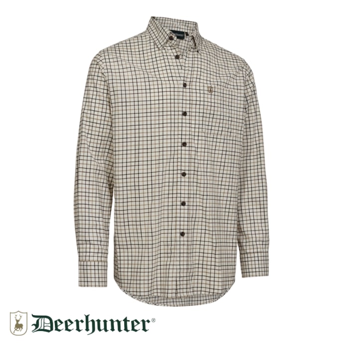 DEERHUNTER Gavin Bej Kareli Gömlek 43/44