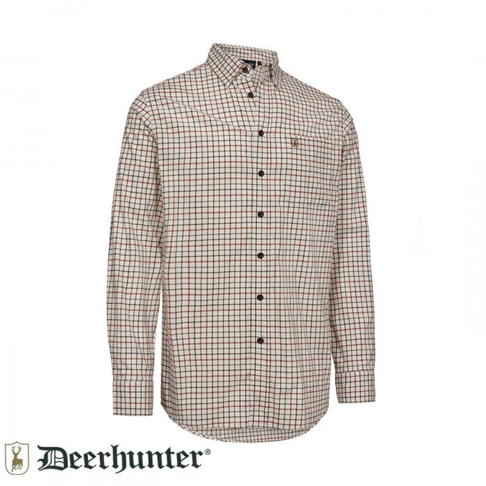 DEERHUNTER Gavin Turuncu Kareli Gömlek 41/42