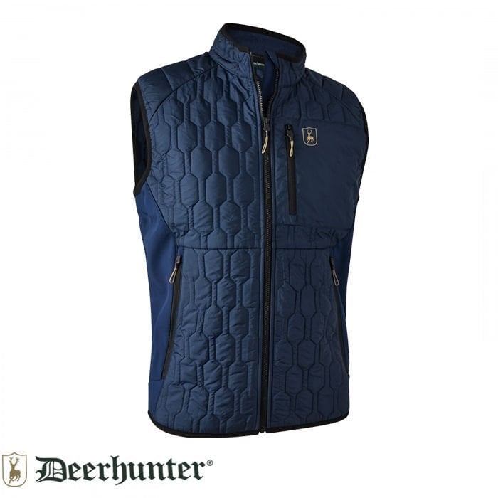 DEERHUNTER Mossdale Kapitone Mavi Yelek S