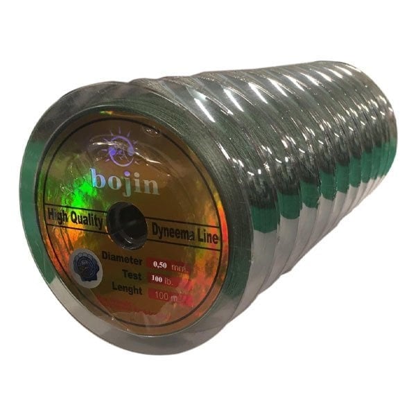 DFT Bojin Dyneema İp Misina 100 m-0.50 mm - Yeşil 1/10