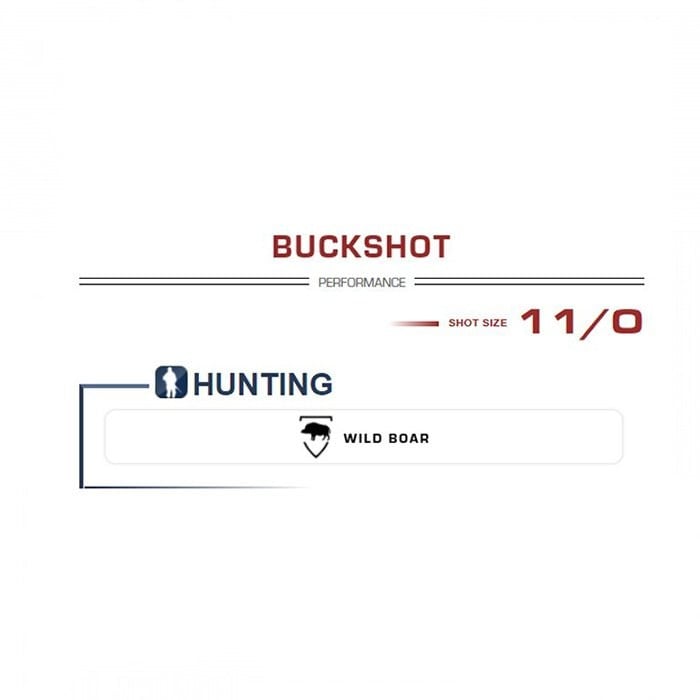 FIOCCHI BUCKSHOT 12 Ga 33 G. No:11/0