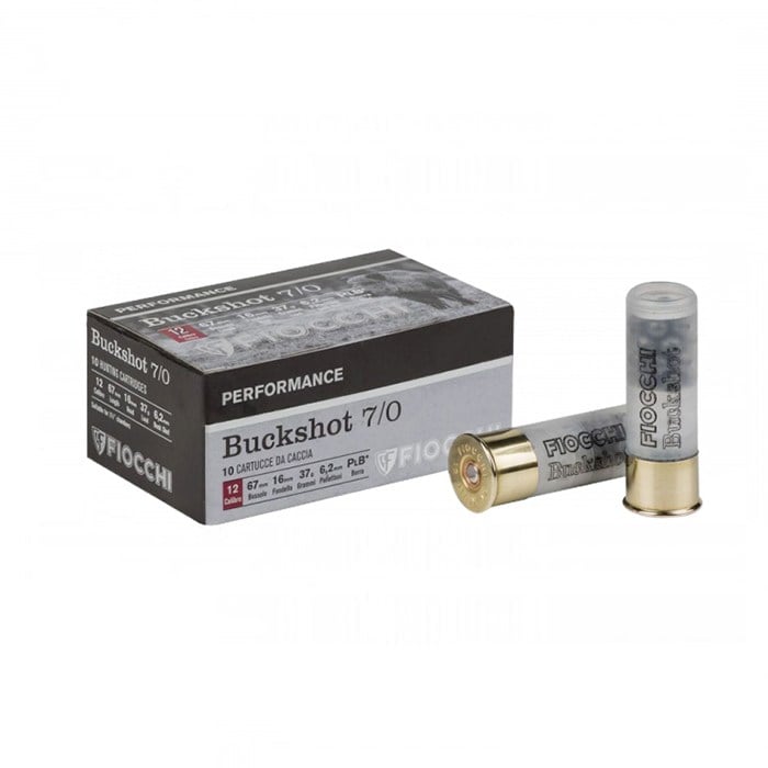 FIOCCHI BUCKSHOT 12 Ga 37 G. No:7/0