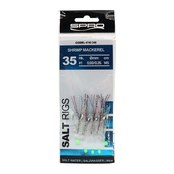 SPRO 30 Shrimp Mackerel Tuzlusu Rig Takımı #1