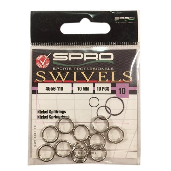 SPRO Nikel Halka(Ayrık) 10MM - 10 Adet