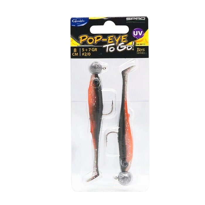 SPRO Pop-Eye To Go 8cm Soft Yem UV Olive 5+7g 1/2