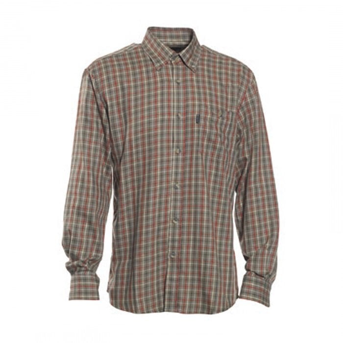 T. DEERHUNTER Waylon 499 Red Kareli  Uzun Kol Gömlek 41/42