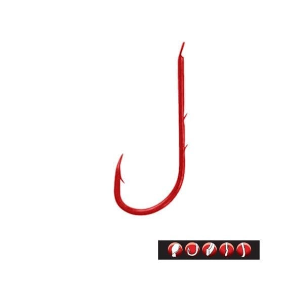 T.D. GAMAKATSU BKD-5260R Red Worm İğne Takımı 75Cm #6