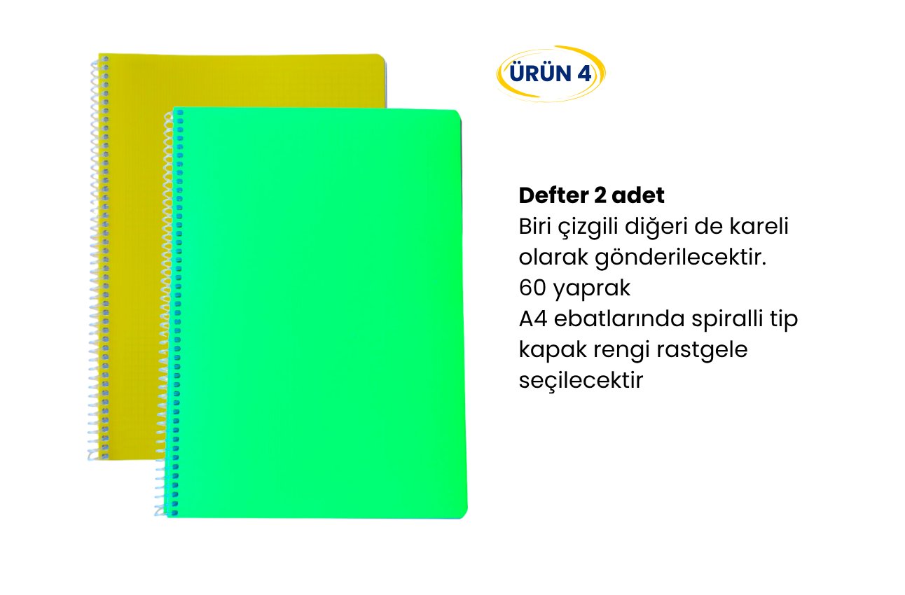 15 Adet Ürünlü Okul Seti 