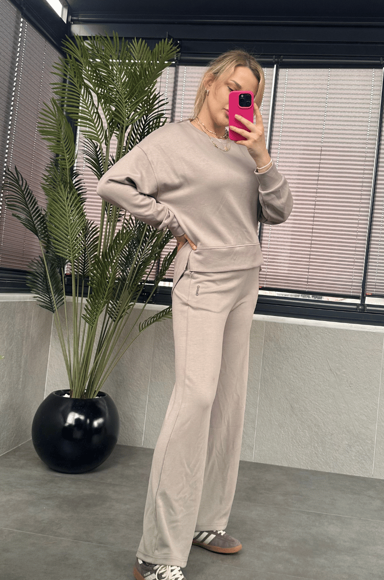 Krem Basic Marka Model Sweat Takım