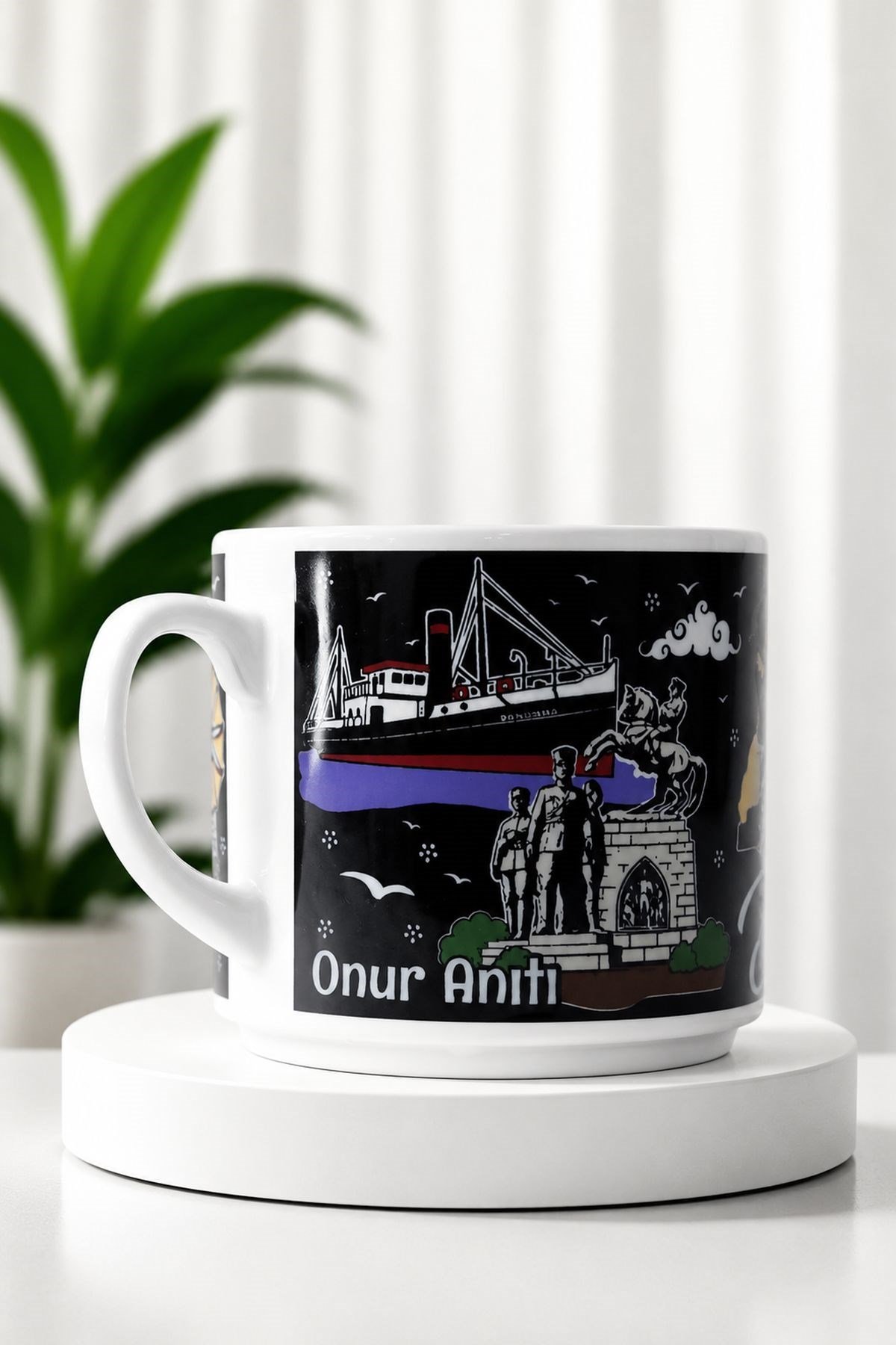 Samsun Baskılı Kupa Siyah