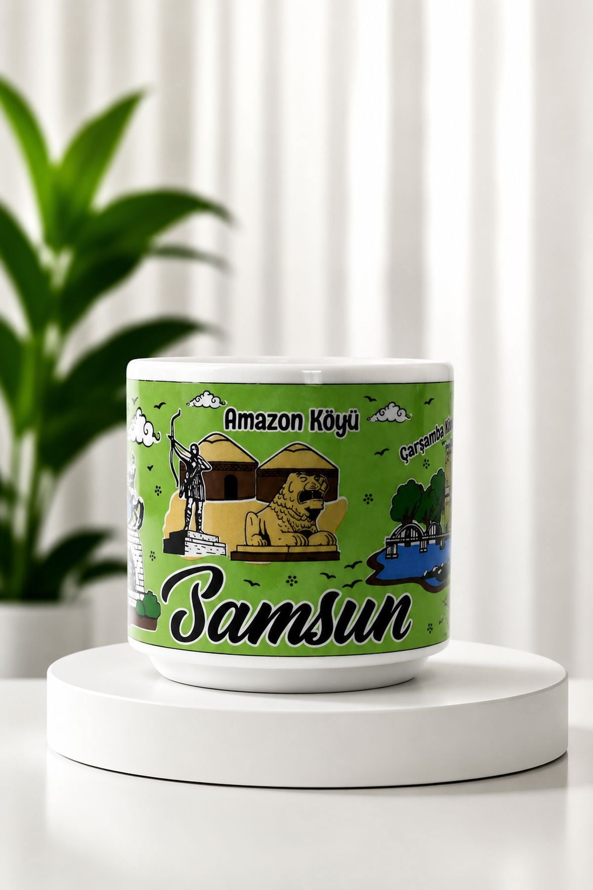 Samsun Baskılı Kupa Yeşil