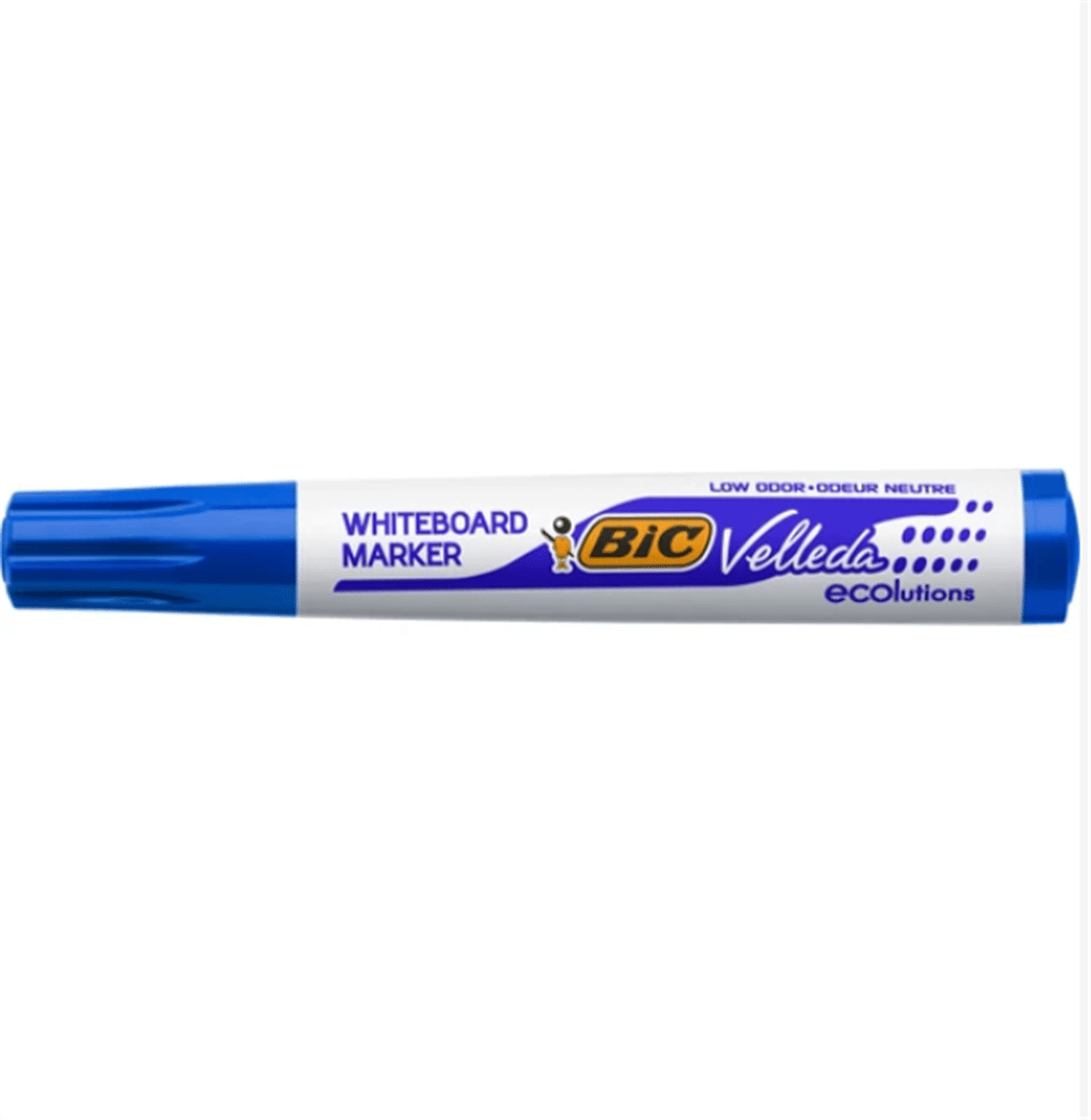 BIC BEYAZ TAHTA KALEMİ VELLEDA 1701 MAVİ 170106