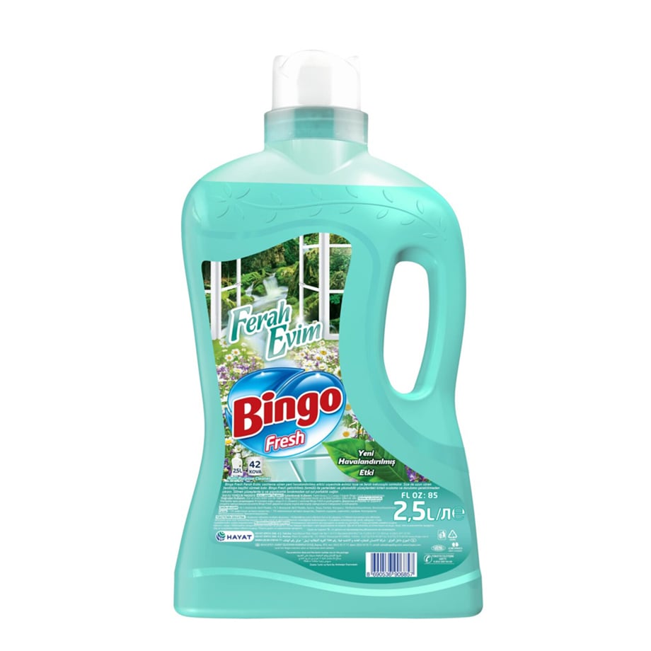 BİNGO FRESH YÜZEY TEMİZLEYİCİ 2,5 LT FERAH EVİM