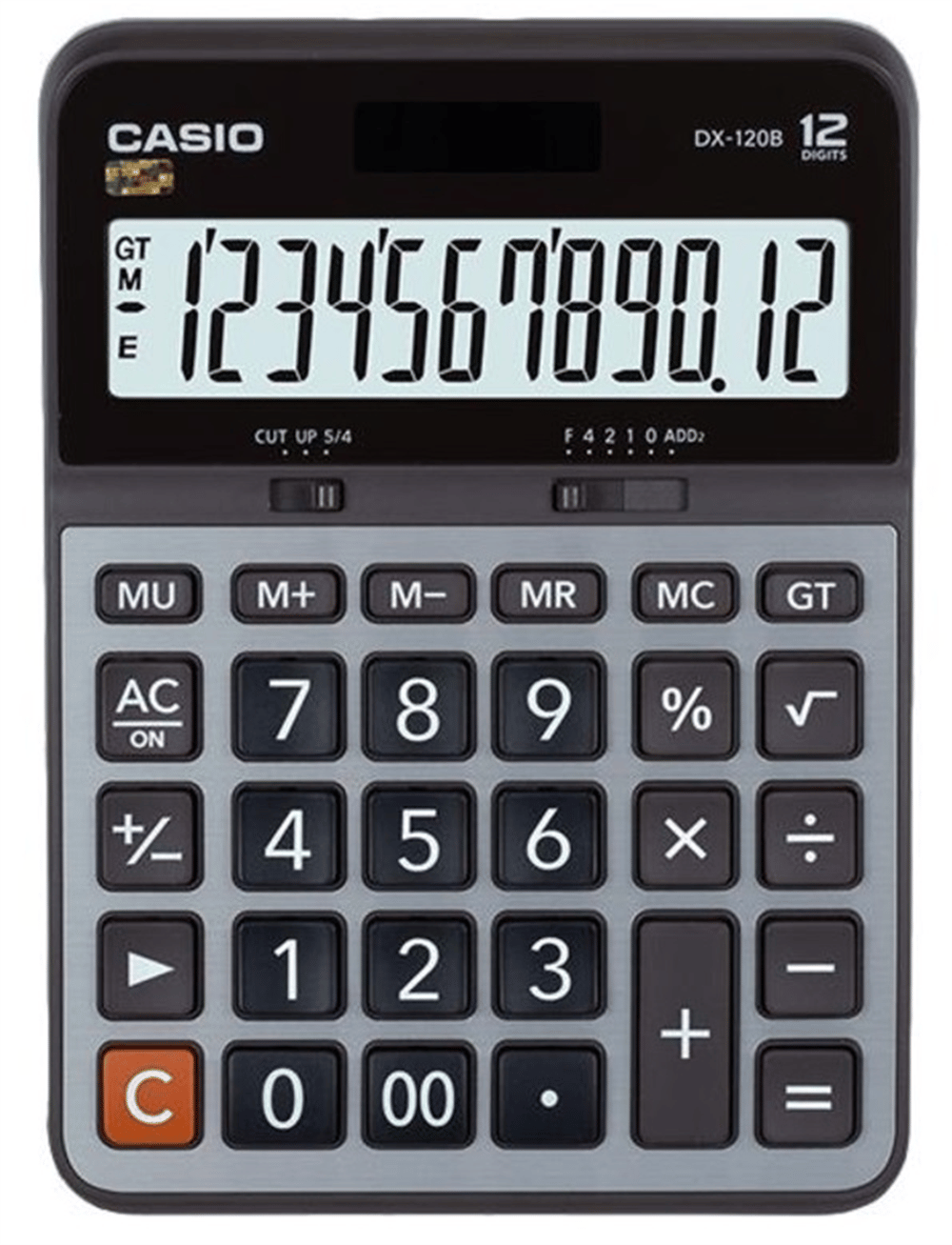 CASIO HESAP MAKİNESİ MASAÜSTÜ DX-120B 12 HANE