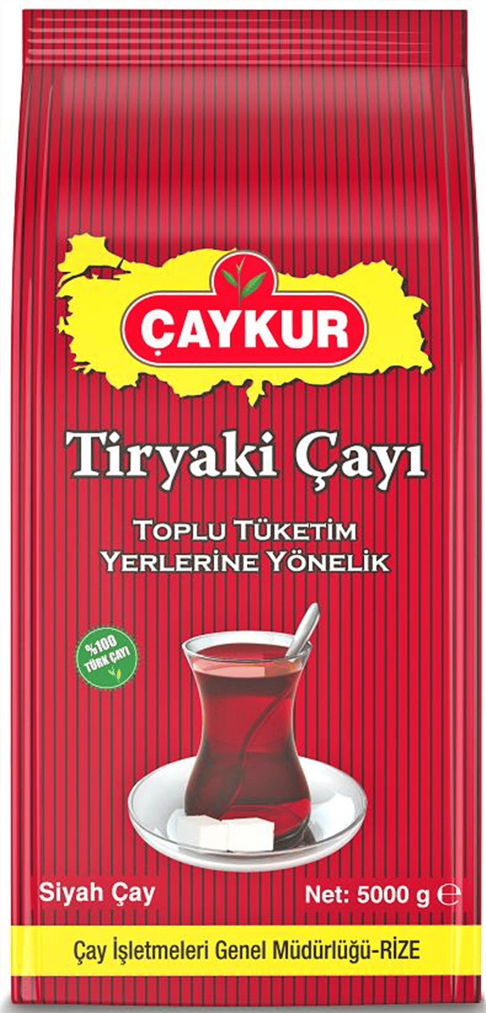 ÇAYKUR EDT TİRYAKİ ÇAY 5 KG.