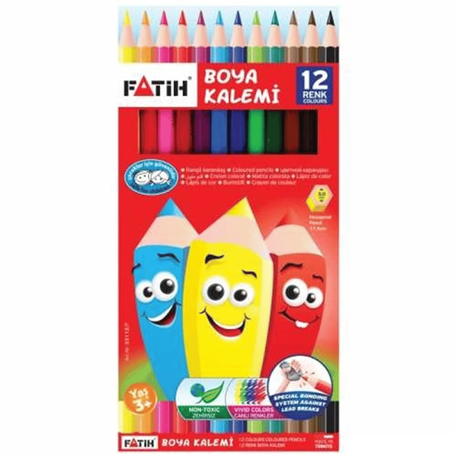 FATİH KURUBOYA 12 RENK TAM BOY 33112