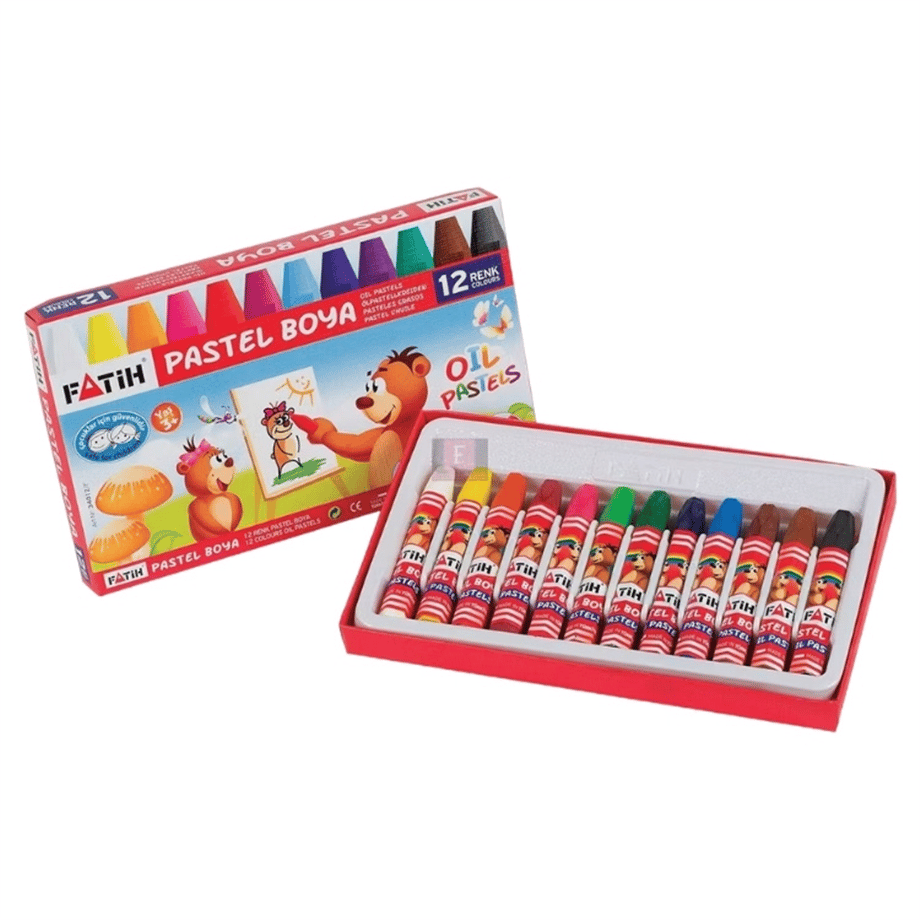 FATİH PASTEL BOYA 12 RENK 34012