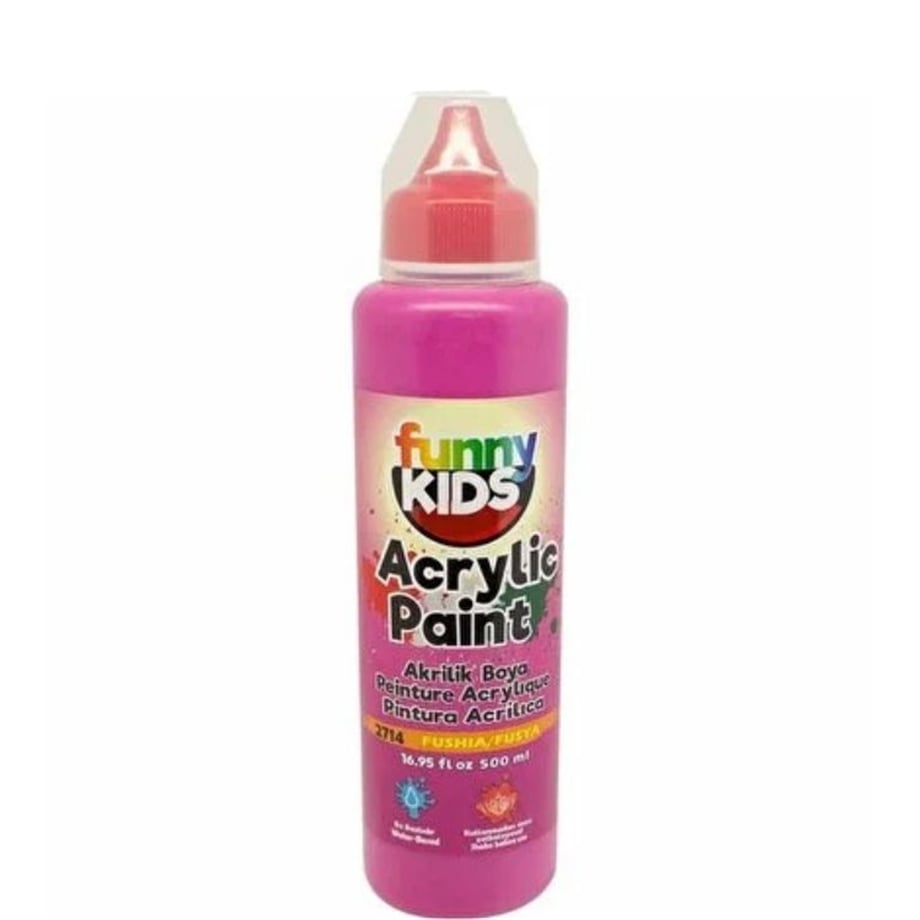 FUNNY KIDS AKRİLİK BOYA 500 CC FUŞYA