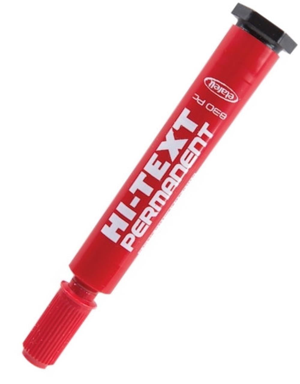 HI-TEXT PERMANENT M. KESİK UÇLU KIRMIZI 830PC