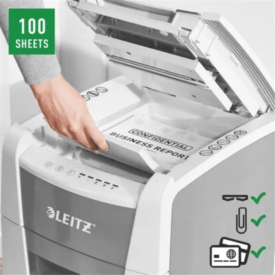 LEITZ İMHA MAKİNASI AUTOFEED 100 P5 L-8012
