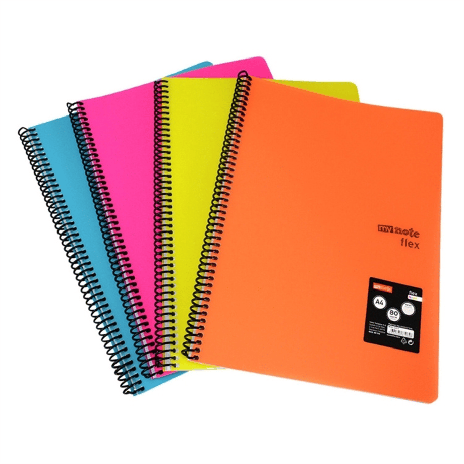 MYNOTE FLEX NEO TELLİ DEFTER A4 80YP KARELİ