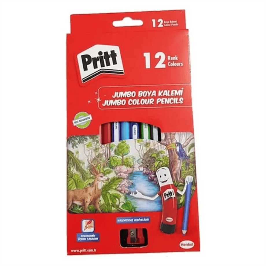 PRITT KURUBOYA JUMBO ÜÇGEN UZUN 12'Lİ 1219733