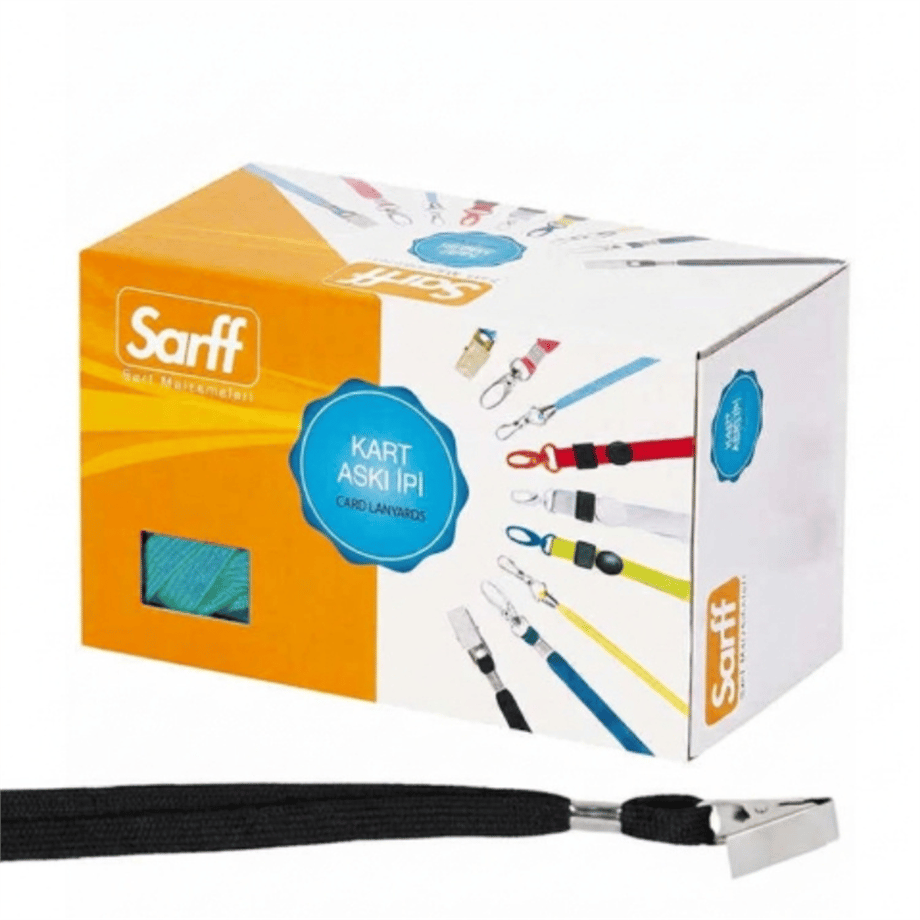 SARFF KART ASKI İPİ SİYAH 50 Lİ 15311201