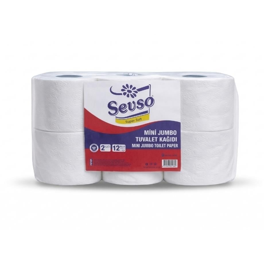 SEVSO TUVALET KAĞIDI MİNİ JUMBO 4 KG. 12 Lİ