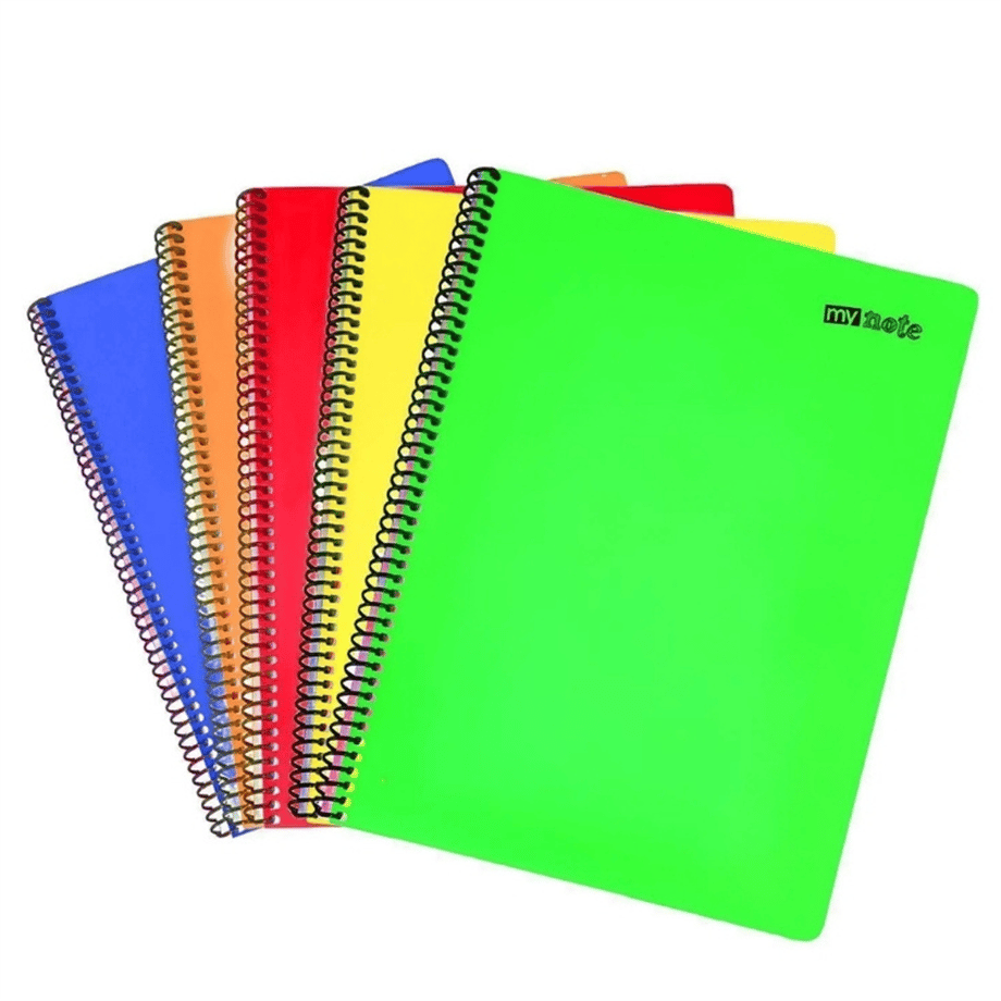 UC MYNOTE NEON PP TELLİ DEFTER A4 160YP 34160-K KARELİ