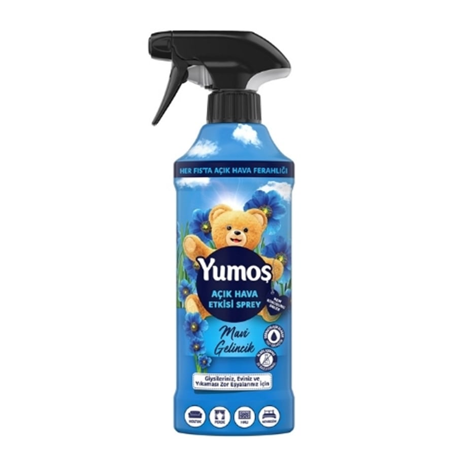 YUMOŞ ODA SPREY AÇIK HAVA ETKİSİ MAVİ GELİNCİK 430 ML