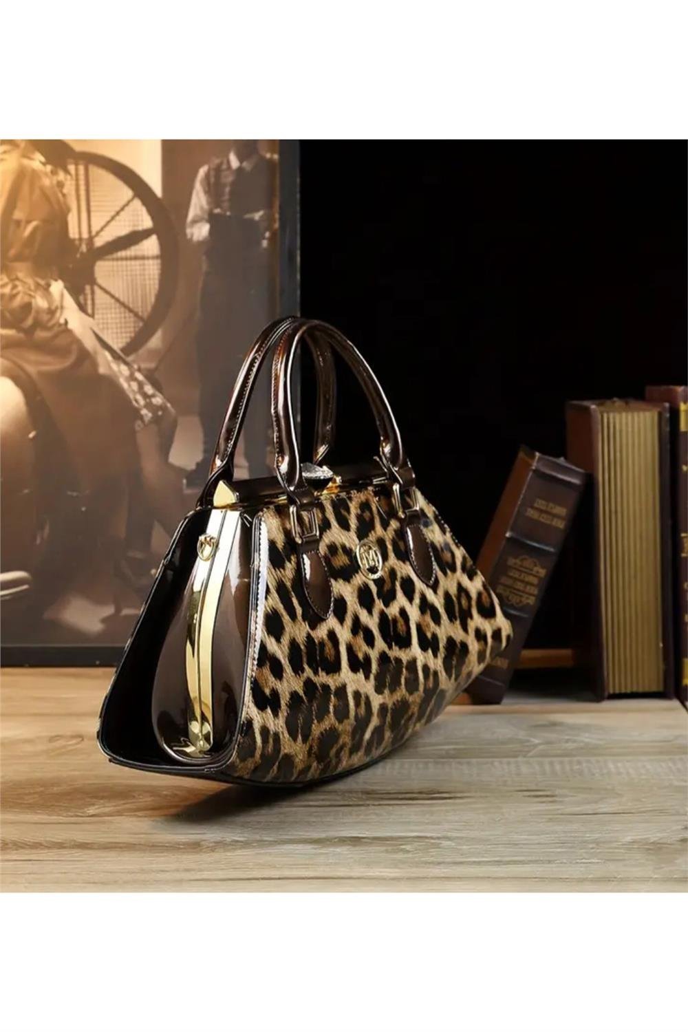 Leopar Elegant Çanta