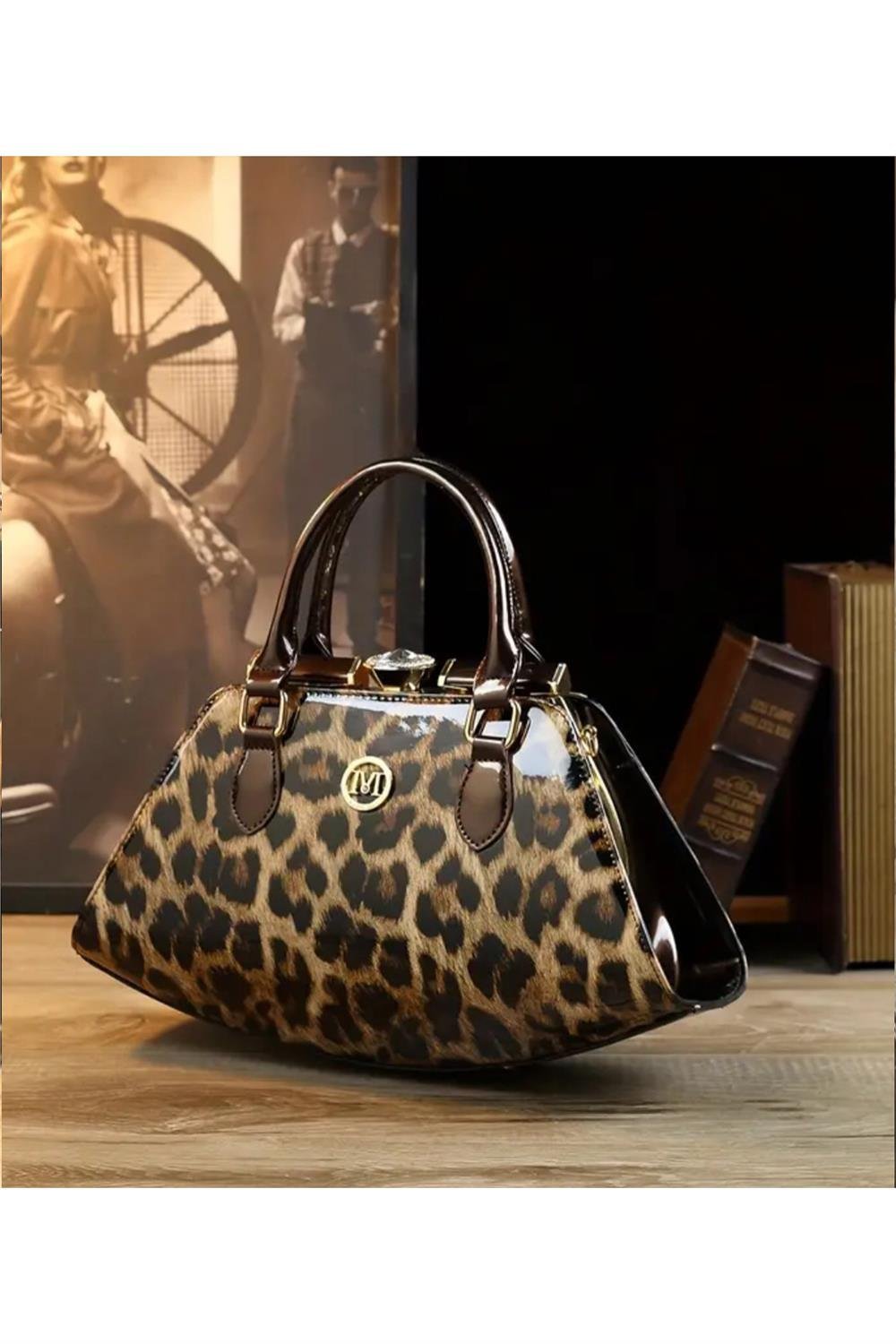 Leopar Elegant Çanta