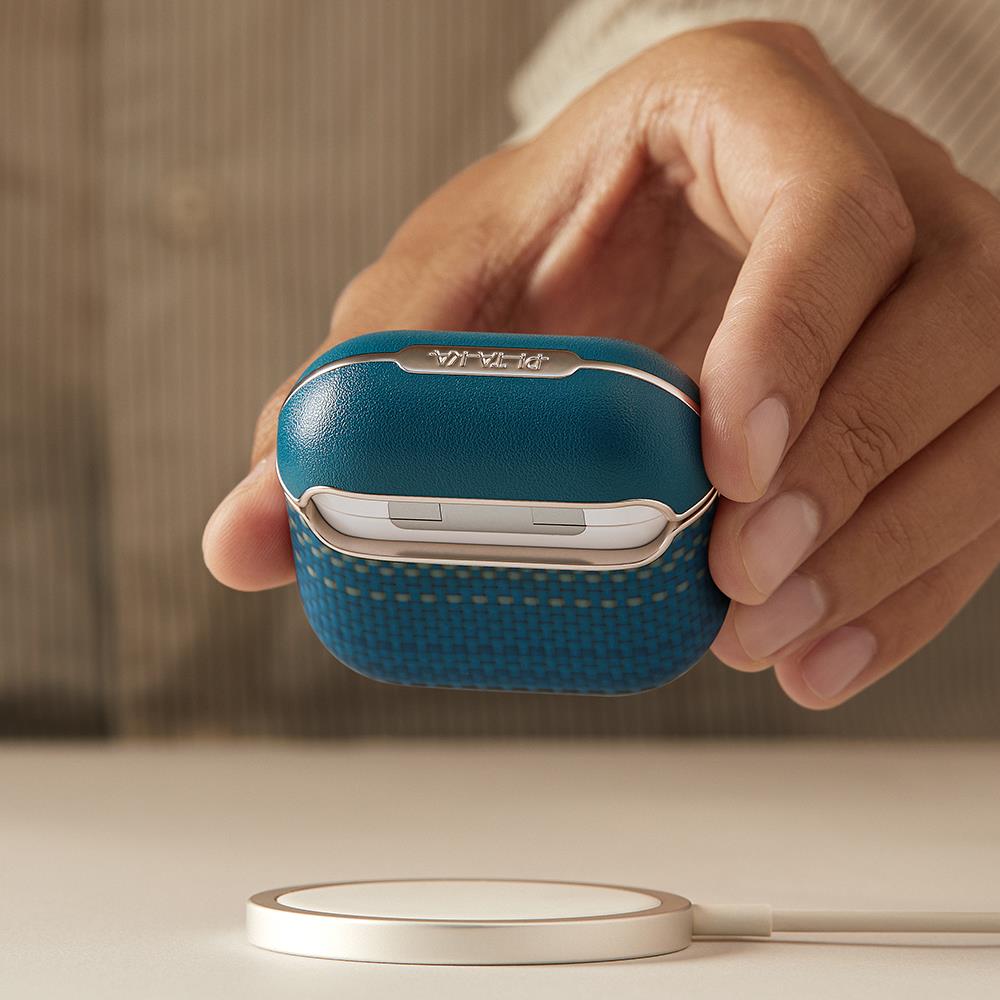 Apple Airpods 4 Kılıf Aramid Fiber Pitaka Tactile Woven Sunset-Moonrise Serisi Sunset Kapak