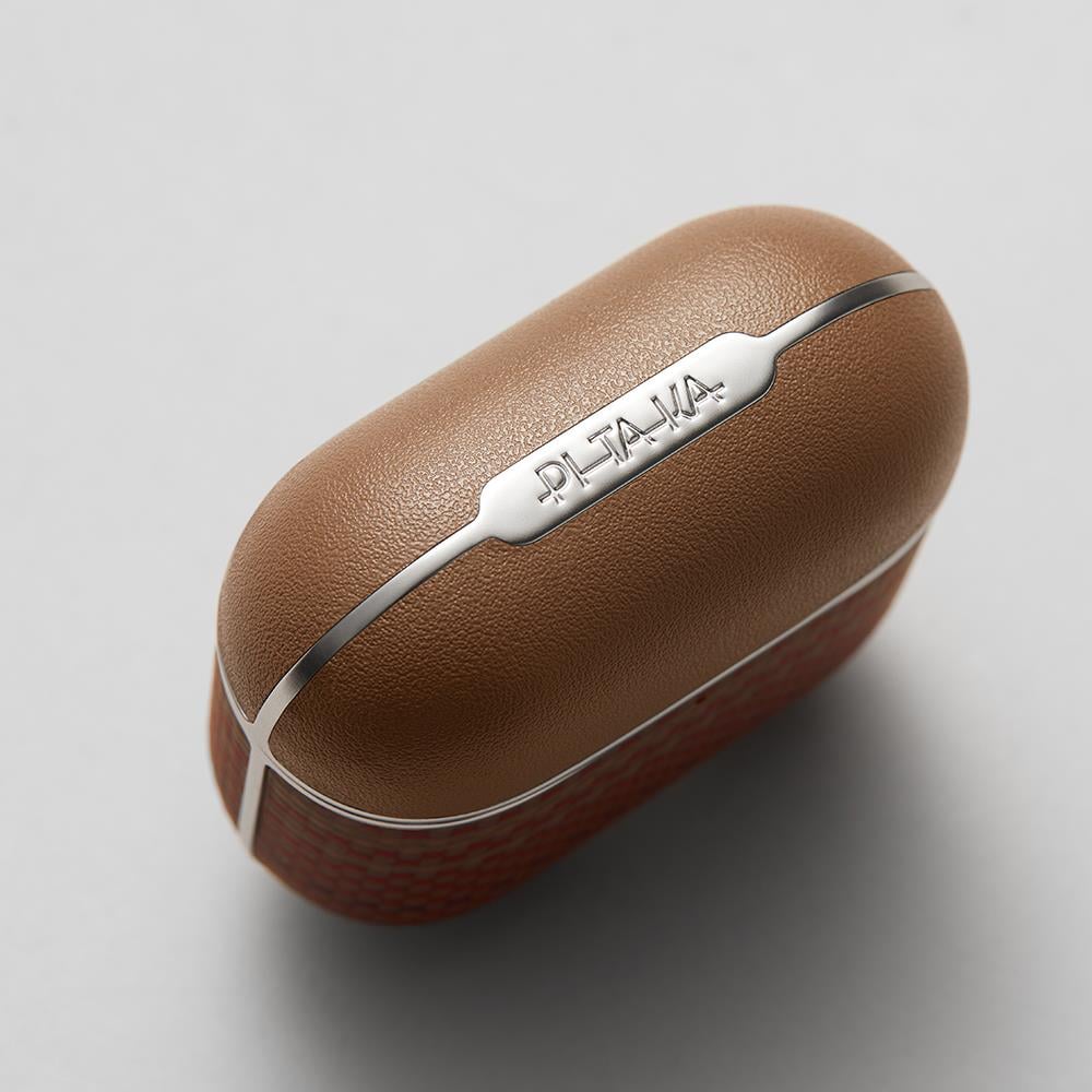 Apple Airpods 4 Kılıf Aramid Fiber Pitaka Tactile Woven Sunset-Moonrise Serisi Sunset Kapak