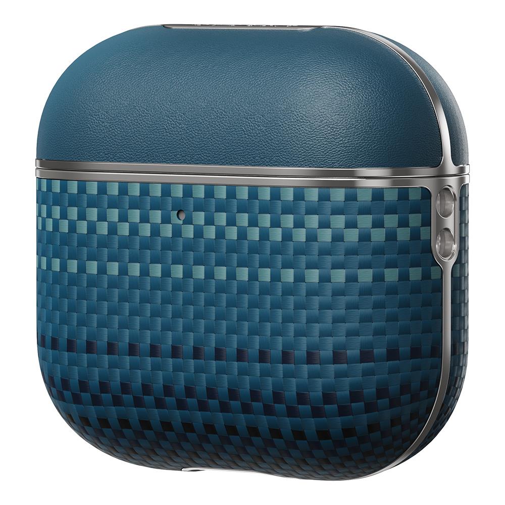 Apple Airpods Pro 2 Kılıf Aramid Fiber Pitaka Tactile Woven Sunset-Moonrise Serisi Sunset Kapak