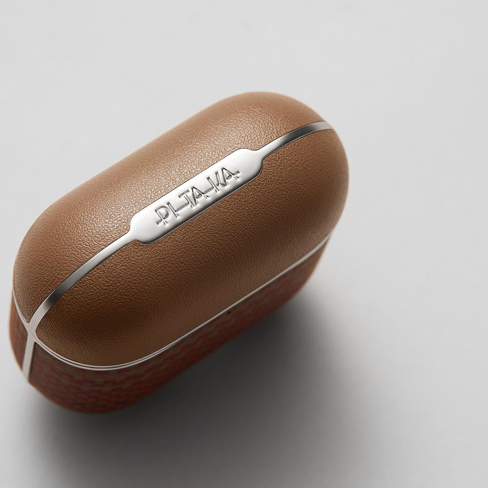 Apple Airpods Pro 2 Kılıf Aramid Fiber Pitaka Tactile Woven Sunset-Moonrise Serisi Sunset Kapak