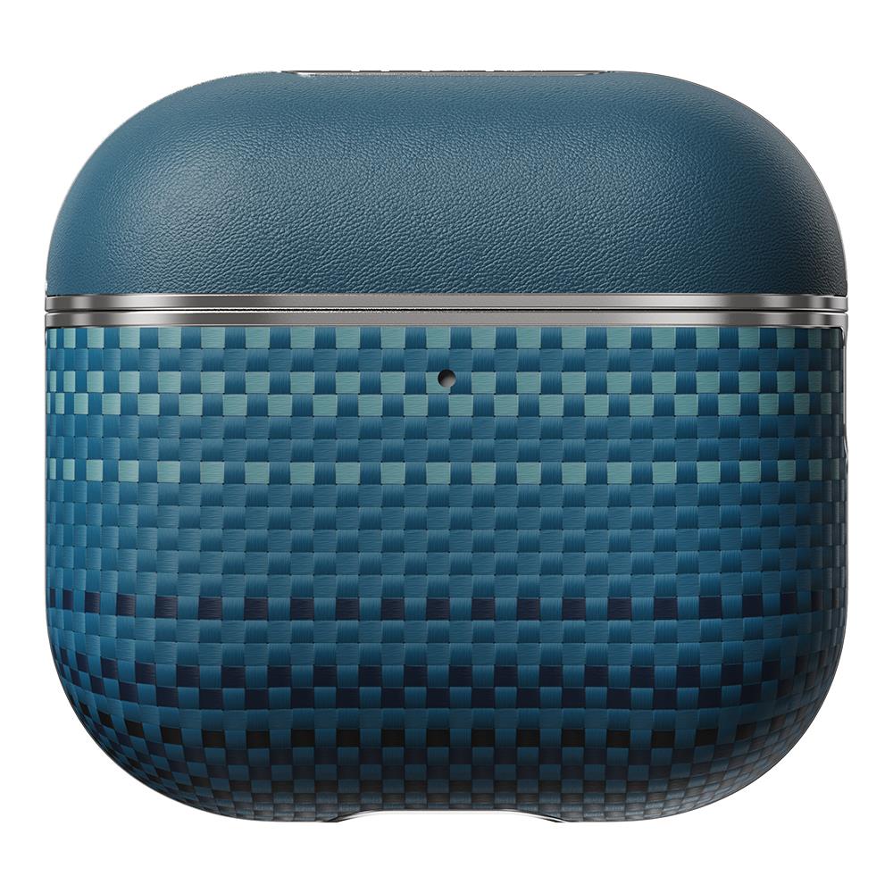 Apple Airpods Pro 2 Kılıf Aramid Fiber Pitaka Tactile Woven Sunset-Moonrise Serisi Sunset Kapak