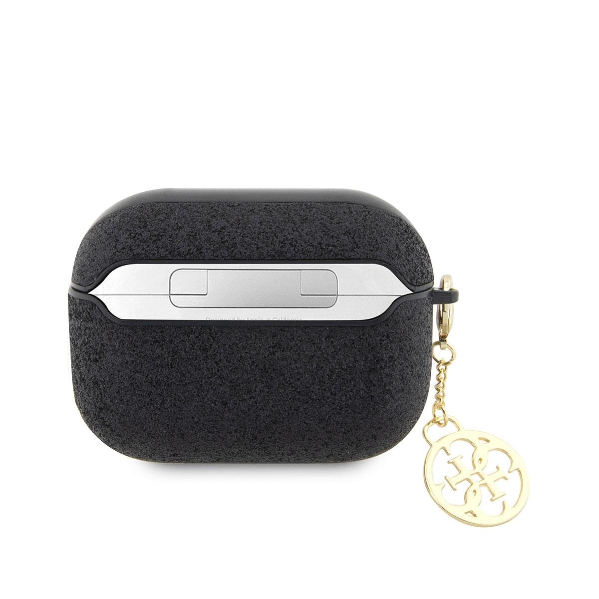 Apple Airpods Pro 2 Kılıf GUESS Glitter 4G Charm Kapak
